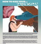 ambiguous_feral ambiguous_gender bestiality bodily_fluids capcom clothed clothing duo english_text fanged_wyvern feral french_kissing hair hi_res horn human human_on_feral internal interspecies kissing male male_human mammal monster_hunter saliva tallion teeth text tongue tongue_out zinogre