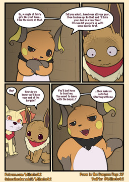 Rating: s
ID: 5717088
Date: 2025-07-18 13:01:43 -0400
Status: active
Score: 85
absurd_res brush_(pathwarden) comic dialogue dot_eyes eevee embarrassed fennekin generation_1_pokemon generation_6_pokemon hi_res kerchief kerchief_only looking_at_viewer looking_down luna_(pathwarden) milachu92 mostly_nude neckerchief neckerchief_only neckwear nintendo pokemon pokemon_(species) pokemon_mystery_dungeon raichu satchel scuff_marks simple_eyes spike_chunsoft post #5717088