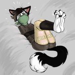 Rating: q
ID: 5541566
Date: 2025-05-01 10:43:51 -0400
Status: active
Score: 7
1:1 3_toes anthro arms_tied big_butt black_body black_fur bondagefanart bottomwear bound butt canid canine clothing english_text feet femboy fox fur gag gagged grey_background handkerchief hi_res humanoid_feet imminent_tickling kerchief legs_tied lying male mammal on_back plantigrade simple_background soles solo submissive submissive_male text tight_bottomwear tight_clothing toe_restraints toes toes_tied white_body white_fur post #5541566