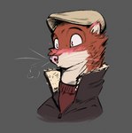 Rating: q
ID: 3822679
Date: 2023-01-20 01:29:18 -0500
Status: active
Score: 167
2022 anime_nosebleed anthro aroused blacksad blood blush bodily_fluids brown_body brown_fur clothing flat_cap fur grey_background hat headgear headwear heart_eyes heart_symbol jacket looking_offscreen male mammal mustelid musteline nosebleed pink_nose shirt simple_background solo topwear true_musteline weasel weekly whiskers white_body white_fur wide_eyed zhearun post #3822679
