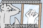 Rating: s
ID: 4425739
Date: 2023-11-20 06:54:22 -0500
Status: active
Score: 164
aaaaa anthro black_eyes blush boy_kisser_(meme) domestic_cat english_text fangs felid feline felis fur hard_translated kaycraftytrus male mammal meme mirror scared silly_cat_(mauzymice) simple_background simple_eyes solo surprised_expression surprised_face tail teeth text translated white_body white_ears white_fur white_tail post #4425739