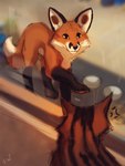 Rating: s
ID: 3734179
Date: 2022-12-05 22:27:29 -0500
Status: active
Score: 25
2022 ambiguous_gender black_nose canid canine digital_drawing_(artwork) digital_media_(artwork) duo feral flashw fox mammal red_fox smile standing true_fox post #3734179