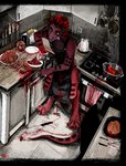 Rating: e
ID: 2663939
Date: 2021-03-21 18:38:23 -0400
Status: active
Score: 43
anthro appliance black_body black_fur black_hair black_scales blood blood_on_clothing blood_on_hand blood_splatter bodily_fluids box bread claws clothed clothing container cooking_with_furs cooking_with_scalies cookware detailed detailed_background digital_media_(artwork) dismemberment eyeball food frying_pan fur furniture furx_(character) gore hair happy heart_symbol holding_object inside jeffusherb kitchen kitchen_appliance kitchen_utensils knife looking_pleasured machine male markings masochism meat_grinder missing_hand multicolored_body multicolored_hair multicolored_scales partially_clothed pixel_(artwork) red_body red_scales scales scalie severe_wound severed_body_part severed_digit severed_finger shredder_(machine) smile solo standing striped_body stripes table toast toaster tongue tongue_out tools two_tone_body two_tone_hair two_tone_scales what wound_on_arm wounded post #2663939