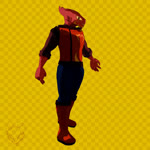 1:1 360_fov 3d_(artwork) animated anthro clothed clothing digital_media_(artwork) dragon_audi looking_at_viewer male no_sound pupils red_body reptile scalie short_playtime slit_pupils solo standing webm yellow_sclera