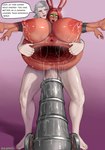 absurd_res anal anal_penetration animal_humanoid anus areola arms_tied big_areola big_breasts big_nipples binibon123 bodily_fluids bound breasts cannon duo english_text faux_gaping female final_fantasy final_fantasy_xiv final_fantasy_xiv_(legacy) gaping gaping_anus genitals gynomorph_(lore) hi_res holding_another huge_areola huge_breasts huge_nipples human humanoid hyper hyper_breasts hyper_gape lagomorph lagomorph_humanoid legs_tied leporid leporid_humanoid male male/female mammal mammal_humanoid merlwyb_bloefhiswyn milk nipples penetration penis puffy_areola pussy rabbit rabbit_ears rabbit_humanoid ranged_weapon simple_background speech_bubble square_enix text weapon