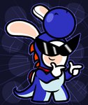 Rating: s
ID: 5551079
Date: 2025-05-05 15:45:26 -0400
Status: pending
Score: 1
2024 anthro arms_bent black_eyewear black_sunglasses blue_background blue_costume blue_outline blue_tail captainquack64 closed_smile clothing collar colored costume crossover digital_drawing_(artwork) digital_media_(artwork) english_description eyewear fan_character finger_gun full-length_portrait fur gesture hand_gesture lagomorph light lighting long_ears male male_anthro mammal mario_bros mario_plus_rabbids_kingdom_battle mouth_closed nintendo noseless outline portrait rabbid rabbid_boshi raving_rabbids rayman_(series) red_collar red_shell shell simple_background smile solo standing sunglasses tail tan_body tan_inner_ear tan_skin ubisoft white_body white_fur post #5551079