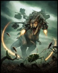 Rating: q
ID: 155657
Date: 2011-08-07 05:35:06 -0400
Status: active
Score: 52
2008 3_fingers armor arthropod black_border border bullet_case claws cloud day detailed detailed_background dino-riders dinosaur dirt feral fight fingers flying gatling_gun group gun head_cannon insect machine machine_gun male missile missile_launcher missile_pod open_mouth outside per_haagensen prehistoric_species ranged_weapon red_eyes reptile roots scalie sharp_teeth shooting shoulder_missiles signature size_difference sky tail teeth theropod turret tyrannosaurid tyrannosauroid tyrannosaurus tyrannosaurus_rex weapon post #155657