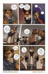 2018 alcohol anthro beer beverage bovid bovine bradley_(kimmykun) canid canine cattle clothing comic dialogue douglas_kim drinking english_text facial_hair felid fox gavin_(kimmykun) group hi_res horn jacket male mammal nathan_(kimmykun) orange_eyes pantherine purple_eyes scarf speech_bubble text tiger topwear trio url