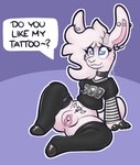 Rating: e
ID: 3070769
Date: 2021-12-13 16:14:05 -0500
Status: active
Score: 146
absurd_res alternative_fashion andromorph anthro blush bottomless camelid choker clothed clothing dialogue dialogue_box ear_piercing english_text femboy footwear fur genitals goth hair heart_eyes heart_symbol hi_res intersex jewelry legwear leo_(leo_llama) leo_llama llama looking_up mammal necklace nonbinary_(lore) piercing pink_blush plump_labia presenting presenting_pussy pussy shirt simple_background sitting smile socks solo tattoo text thigh_highs topwear white_body white_fur white_hair womb_tattoo post #3070769
