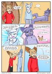 anthro better_version_at_source blue_body blue_fur border brown_body brown_fur clothed clothed/nude clothed_male clothing comic conditional_dnp dialogue english_text erection felid female fur genitals group hi_res irreplaceable_bvas male mammal masturbation_denial nude paliken penis purple_body purple_fur ryoku_(character) sex_denial text url vaatari white_border