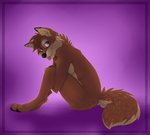 2020 anthro black_nose brown_body brown_fur canid canine canis cheyennes_studio digital_media_(artwork) female fur mammal nude purple_eyes solo tan_body tan_fur tess_(wolfyne) wolf