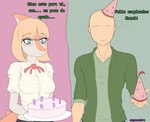 Rating: s
ID: 5286050
Date: 2025-01-04 09:17:30 -0500
Status: active
Score: 19
2024 anon_(snoot_game) anthro artist_name bald biped birthday birthday_cake blonde_hair blush bone_frill bow_tie breasts cake candle cavemanon_studios clothed clothed_anthro clothed_female clothed_human clothed_male clothing colored dessert dialogue dinosaur duo eyebrow_through_hair eyebrows eyewear featureless_face female fingers food frill_(anatomy) front_view glasses goodbye_volcano_high green_clothing green_eyes green_jacket green_shirt green_topwear hadrosaurid hair half-length_portrait hi_res holding_object human humanoid_hands jacket magosombra male male/female mammal medium_breasts medium_hair multicolored_body multicolored_scales naomi_(gvh) non-mammal_breasts open_clothing open_jacket open_topwear orange_body orange_scales ornithischian ornithopod parasaurolophus portrait prehistoric_species raised_eyebrows red_bow_tie reptile scales scalie shirt simple_background smile snoot_game spanish_text spiked_tail spikes spikes_(anatomy) standing tail talking_to_another text topwear translated translucent translucent_hair two_tone_body two_tone_scales white_body white_scales post #5286050