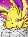 3:4 eeveelution fan_character female feral generation_1_pokemon jolteon nintendo oversexed_eeveelutions pokemon pokemon_(species) sam_eeveelutions sloth_(kuroodod) solo