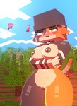 3d_(artwork) 5_fingers among_us anthro background_character big_breasts blush blush_lines breasts canid canine clothed clothing collar coresvoid digital_media_(artwork) domestic_cat dragon_ball dragon_ball_z epic_games felid feline felis female fingers fortnite fur genitals goku goku_black hi_res innersloth looking_at_viewer mammal meow_skulls microsoft mine-imator_(artwork) minecraft mojang nipple_piercing nipples open_mouth piercing pussy simple_background solo tail xbox_game_studios yellow_eyes