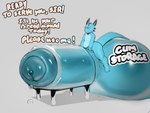 4:3 absurd_res anthro balls big_balls big_penis biped bodily_fluids breeding_mount curseofdreg english_text erection foreskin genital_fluids genitals glans hi_res horn huge_balls huge_penis humanoid_genitalia humanoid_penis hyper hyper_balls hyper_genitalia hyper_penis implied_urethral inviting kobold male penis precum scalie sevbold_(character) solo tail text