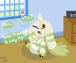 Rating: e
ID: 5535707
Date: 2025-04-28 05:31:52 -0400
Status: active
Score: 44
ambiguous_gender bandai_namco breath brown_eyes calendar clock clothed clothing cocky dialogue diaper digimon digimon_(species) digital_media_(artwork) fairyfudge imminent_feces imminent_scat one_eye_closed open_mouth raised_leg semi-anthro signature solo terriermon wearing_diaper post #5535707