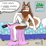 Rating: e
ID: 3308515
Date: 2022-04-30 14:06:56 -0400
Status: active
Score: 26
1:1 2020 abuniverse anthro baby_bottle bed biped blush bodily_fluids calendar canid canine canis clothed clothing cloud_pattern cloud_print detailed_background dialogue diaper diaper_with_face domestic_dog electronics english_text fur furniture game_console genital_fluids handheld_console husky male mammal mouth_hold nintendo nintendo_console nintendo_switch nordic_sled_dog object_in_mouth offscreen_character on_bed pacifier pacifier_in_mouth pattern_bedding peekabu peekabu_(diaper) pillow print_bedding sitting sitting_on_bed solo speech_bubble spitz switch_console text text_emphasis tysuga tysuga_(character) unclean_diaper underline urine used_diaper wearing_diaper wet_diaper wetting post #3308515