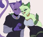 Rating: s
ID: 5547097
Date: 2025-05-03 20:46:49 -0400
Status: active
Score: 31
1:1 alternative_fashion anthro black_collar black_eyes catnap_(poppy_playtime) cheek_tuft collar digital_drawing_(artwork) digital_media_(artwork) domestic_cat duo ear_piercing ear_ring emo facial_tuft felid feline felis female fur generation_9_pokemon golden_collar head_tuft heart_reaction heart_symbol hi_res humanoid humor ivy_(ki_kidrew) ki_kidrew looking_at_viewer love male male/female mammal meowscarada mob_entertainment nintendo one_eye_closed open_mouth piercing pokemon pokemon_(species) poppy_playtime pupils ring_piercing smile smiling_critters tail tail_motion tailwag thick_thighs tuft unrequited_love white_pupils wink winking_at_viewer post #5547097