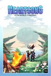 ambiguous_gender anthro antlers anus balls big_ears big_horn black_body black_fur blue_eyes blue_nose claws clothing comic cover cover_art cover_page dipstick_tail feral field fire flaming_hair flower fur genitals grass green_hair hair hi_res horn human long_claws looking_at_another loupmoon male mammal markings orange_body pal_(species) palworld plant pocketpair polymori pseudo_hair red_claws rooby_(pal) tail tail_markings trans_(lore) trans_man_(lore) tree water white_body white_fur