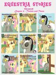 absurd_res alice_goldenfeather_(estories) black_border border building cutie_mark dialogue discord_(mlp) ears_down ears_up english_text equid equine estories eyes_closed fake_cutie_mark feathered_wings feathers female feral fluttershy_(mlp) flying folded_wings friendship_is_magic frown group hasbro hi_res horn male mammal my_little_pony mythological_creature mythological_equine mythology nervous outside pegasus pivoted_ears plant ponyville shrub side_glance spread_wings text trio uncertain unicorn wings yellow_body yellow_feathers yellow_wings