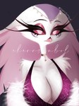 Rating: s
ID: 4906368
Date: 2024-07-08 20:09:18 -0400
Status: active
Score: 19
3:4 anatid anseriform anserinae anthro avian avian_demon beak bird breasts cherrsymbol clothing demon dress eyelashes female fur grey_background hair helluva_boss long_eyelashes long_hair neutral_expression pink_eyes purple_clothing purple_dress simple_background solo stella_(helluva_boss) swan white_body white_face white_fur white_hair post #4906368