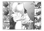 absurd_res anal anal_penetration anthro backsack balls bodily_fluids comic cum cum_in_ass cum_inside dan_the_stegosaurus_(character) dinosaur duo genital_fluids genitals hi_res male male/male monochrome multi_panel onomatopoeia ornithischian panel_in_panel penetration prehistoric_species reptile scalie screentone sex sound_effects stegosaurian stegosaurus taboo_tails_(copyright) terra_the_troodon_(character) text theropod thyreophoran troodon troodontid white_crest_(artist)