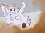 Rating: e
ID: 5570276
Date: 2025-05-13 19:23:16 -0400
Status: active
Score: 44
anthro anus ball blue_body blue_fur blue_sclera bovid bovine butt cattle crowning_feces ear_piercing ear_ring eyebrows facial_piercing fart fart_cloud feces fur gold_nose_ring hair hand_on_butt hand_on_own_butt hi_res hooves horn legs_up lying male mammal mottled mottled_body mottled_fur nose_piercing nose_ring nude nude_anthro nude_male on_back perineum piercing pooping raised_eyebrows ring_piercing scatplay simple_background solo spread_butt spreading surprised_expression tail tiosqr white_body white_fur yellow_eyes post #5570276