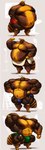 2020 abs absurd_res antennae_(anatomy) anthro arthropod bee belly belly_overhang big_belly big_muscles bottomwear clothed clothing fat_rolls flexing flexing_bicep growth growth_sequence hand_behind_head hi_res huge_muscles hymenopteran hyper hyper_muscles insect male matt_(silver-stag) moobs morbidly_obese morbidly_obese_anthro morbidly_obese_male multicolored_body muscle_growth musclegut muscular muscular_anthro muscular_male navel nipples non_mammal_nipples obese obese_anthro obese_male overweight overweight_anthro overweight_male pecs sequence shorts silver-stag simple_background solo thorax towel two_tone_body underwear