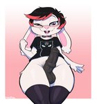 Rating: e
ID: 4803493
Date: 2024-05-24 01:01:28 -0400
Status: active
Score: 50
2024 absurd_res animal_genitalia animal_penis big_penis blush bottomless bottomless_male choker clothed clothing domestic_rabbit equine_genitalia equine_penis erection eyewear femboy fur genitals glasses hair hi_res huge_thighs jewelry lagomorph legwear leporid lop_rabbit male mammal multicolored_hair necklace one_eye_closed oryctolagus pebbles_(pebbles_or_bebbles) penis pink_eyes psakorn_tnoi rabbit shaded shirt small_but_hung solo thick_thighs thigh_highs topwear two_tone_hair white_body white_fur wide_hips wink post #4803493