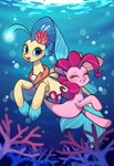 Rating: s
ID: 5545419
Date: 2025-05-03 02:38:05 -0400
Status: active
Score: 15
2020 accessory blue_eyes blurred_background bokeh cutie_mark duo eyelashes eyes_closed female female_feral feral fish flower flower_in_hair friendship_is_magic fur hair hair_accessory hasbro hi_res ikirunosindo mane marine my_little_pony my_little_pony:_the_movie_(2017) open_mouth open_smile pink_body pink_fur pinkie_pie_(mlp) plant princess_skystar_(mlp) sea seapony_(mlp) smile smiling_at_viewer syngnathid syngnathiform tail teeth underwater water yellow_body yellow_fur post #5545419