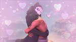 16:9 3d_(artwork) anthro changed_(video_game) digital_media_(artwork) duo epic_games fortnite heart_symbol hi_res hug human lohorns male male/male mammal meme puro_(changed) romantic romantic_couple source_filmmaker_(artwork) travis_scott widescreen