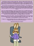 2011 3:4 anthro babystar biped chocolatekitsune_(character) comic detailed_background dialogue digital_media_(artwork) english_text fur hair hi_res lagomorph leporid male mammal rabbit sitting solo text