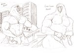 2023 5_fingers abs adjusting_bottomwear adjusting_clothing adjusting_speedo adjusting_swimwear anthro ara_(genus) areola avian beverage biceps big_biceps big_bulge big_butt big_deltoids big_muscles big_pecs bird bottle bracelet bracelet_only brown_and_white building bulge butt casual_nudity chest_tuft city claws closed_smile clothed clothed_anthro clothed_male clothing cloud condom container deltoids detailed_background detailed_bulge digital_drawing_(artwork) digital_media_(artwork) dog_tags english_text eyebrows eyelids eyewear facial_tuft feather_tuft feathers fingers flexing flexing_pec forearm_muscles front_view genital_outline gesture great_green_macaw half-closed_eyes happy head_tuft hi_res holding_beverage holding_bottle holding_condom holding_container holding_object huge_deltoids huge_muscles huge_pecs humanoid_hands jewelry latissimus_dorsi looking_aside looking_at_viewer looking_away macaw male male_anthro manly mature_anthro mature_male midnightsultry military military_macaw monochrome mostly_nude mostly_nude_anthro mostly_nude_male mouth_closed muscular muscular_arms muscular_butt muscular_legs muscular_male muscular_thighs narrowed_eyes neck_tuft necklace neckwear neotropical_parrot nipples non-mammal_nipples obliques onomatopoeia outside parrot partially_submerged pecs penis_outline plant pool quads relaxing serratus sexual_barrier_device sidewalk sign sketch sketch_page skimpy skimpy_speedo skimpy_swimwear sky skyscraper small_eyes smile soldier solo sound_effects speedo standing street suggestive suggestive_gesture suggestive_look suggestive_pose sunglasses swimwear tail tail_feathers tail_feathers_tuft tasteful teasing text thick_thighs tight_clothing tight_speedo tight_swimwear topless topless_anthro topless_male touching_balls touching_self trapezius tree triceps true_parrot tuft v-cut warrior water wristwear wristwear_only