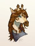 Rating: s
ID: 5582933
Date: 2025-05-19 01:53:42 -0400
Status: active
Score: 13
2022 3:4 anthro brown_hair brown_mouth clothing female fur geen_eyes giraffe giraffid gracey_halvenka hair headshot_portrait hiccupby horn long_hair long_neck looking_at_viewer mammal markings ossicone portrait smile solo spots spotted_markings sweater tan_body tan_fur topwear turtleneck post #5582933