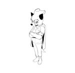 Rating: s
ID: 5590500
Date: 2025-05-22 11:02:09 -0400
Status: active
Score: 40
anthro ash_fox_(fantastic_mr._fox) black_and_white black_nose canid canine cape child clothed clothing crossed_arms fantastic_mr._fox footwear fox looking_at_viewer male mammal monochrome pajamas pointy_ears simple_background socks solo tail twang white_background young young_anthro young_male post #5590500