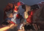 Rating: e
ID: 4832562
Date: 2024-06-06 06:09:02 -0400
Status: active
Score: 72
anal anal_penetration animal_genitalia animal_penis anthro armor balls big_dom_small_sub blue_eyes body_hair boxer_briefs brass_knuckles bulge canid canine canine_genitalia canine_penis canis circlet clenched_teeth clothed clothed/nude clothing clothing_aside demon dominant duo fist foot_on_thigh forced from_behind_position genitals greaves hairy_balls hand_on_chest hand_on_partner's_chest hi_res holding_chest holding_partner horn hybrid knot lanoodles lying male male/male mammal melee_weapon nude on_side penetration penis rape red_eyes sex simple_background size_difference smile smirk spoon_position spread_legs spreading straining teeth underwear underwear_aside weapon white_body wolf post #4832562