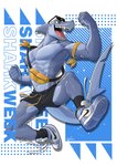 Rating: s
ID: 4276661
Date: 2023-09-06 12:08:52 -0400
Status: active
Score: 28
abs anjing_kampuss anthro athletic athletic_anthro athletic_male black_bottomwear black_clothing black_footwear black_shorts black_socks black_underwear blue_body blue_clothing blue_footwear blue_shoes bottomwear clothing countershading drawstring drawstring_bottomwear drawstring_pants drawstring_shorts droplets english_text eyewear eyewear_on_head fanny_pack featureless_chest fish footwear happy hi_res jordan_(brand) jumping light_body male marine nike shark shark_tail shark_teeth shoes shorts simple_background smile sneakers socks solo sunglasses sunglasses_on_head text underwear yellow_drawstrings yellow_eyes post #4276661