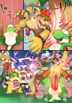 absurd_res anal anal_penetration anthro big_dom_small_sub blush bodily_fluids bowser bowser_jr. cephalopod crossover cum cum_in_ass cum_inside defeat_sex dominant erection fox_mccloud from_front_position genital_fluids genitals group hearts_around_text hi_res humanoid inkling koopa male male/male male_penetrated male_penetrating male_penetrating_male marine mario_bros mating_press mollusk nintendo penetration penile penile_penetration penis ponmai scalie sex shell size_difference spiked_shell spikes spikes_(anatomy) splatoon spread_legs spreading star_fox super_smash_bros. sweat tail tail_motion tailwag voyeur yoshi