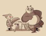 Rating: q
ID: 4678317
Date: 2024-03-24 22:40:47 -0400
Status: active
Score: 197
2024 3_toes anthro barefoot bear blush board_game breasts canid canine clothed clothed/nude clothed_male clothing corsac_fox covering covering_breasts covering_mouth covering_self digital_media_(artwork) dreamworks duo embarrassed feet female fluttershythekind fox fur furniture giant_panda grey_body grey_fur hi_res hindpaw kung_fu_panda larger_male mahjong male mammal master_po_ping monochrome nude paws simple_background sitting size_difference smaller_female smile smug stool strip_game table tail toes true_fox zhen_(kung_fu_panda) post #4678317