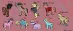 absurd_res ambiguous_gender clothed clothing collar cutie_mark darkcyndoge drug_paraphernalia english_text evan_smith_(darkcyndoge) facial_scar fan_character female feral gimp_mask glasgow_smile gradient_background group hasbro hi_res male mask max_(darkcyndoge) medical my_little_pony pattern_clothing pattern_topwear plaid plaid_clothing plaid_topwear priest_robes religious_clothing scar simple_background smoking spiked_collar spikes text the_stranger_(darkcyndoge) topwear young young_feral