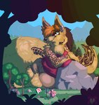 Rating: s
ID: 5474825
Date: 2025-04-01 16:22:13 -0400
Status: active
Score: 10
2022 anthro big_breasts black_body black_claws black_eyes black_fur black_nose bottomwear breasts brown_bottomwear brown_clothing brown_hair brown_shorts canid canine canis claws clothed clothed_anthro clothed_female clothed_macro clothing duo female female_(lore) female_anthro flintier_jackal forest forest_background fully_clothed fully_clothed_anthro fully_clothed_female fur grass hair hi_res jackal larger_anthro larger_female leaning leaning_on_rock leaning_sideways macro macro_anthro macro_female mammal mountain nature nature_background orange_hair path pathway plant red_clothing red_shirt red_topwear resting resting_on rock shirt shorts size_difference solo_focus toe_claws topwear tree worm_syrup yellow_body yellow_fur post #5474825
