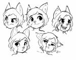 Rating: s
ID: 1256958
Date: 2017-06-25 05:58:56 -0400
Status: active
Score: 6
2017 alec8ter anthro black_and_white blush cassidy_(alec8ter) child conditional_dnp cute_fangs digital_drawing_(artwork) digital_media_(artwork) domestic_cat expression_sheet fangs felid feline felis front_view frown hair handwritten_text headshot_portrait hi_res inner_ear_fluff line_art male mammal monochrome multiple_images open_mouth open_smile portrait short_hair signature simple_background sketch sketch_page smile solo teeth text three-quarter_view tuft white_background wig young young_anthro young_male post #1256958