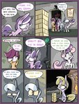 2015 apple_bloom_(mlp) bandage blonde_mane blue_eyes border cloak clothing colored comic crown cutie_mark_crusaders_(mlp) detailed_background dialogue diamond_tiara_(mlp) digital_media_(artwork) dinky_hooves_(mlp) ears_down english_text equid equine eyes_closed female feral fireplace friendship_is_magic front_view fur ghost green_eyes grey_body grey_fur grey_mane group hasbro headgear hi_res horn horse jenga lenses long_ears mammal mane multicolored_mane my_little_pony mythological_creature mythological_equine mythology onomatopoeia orange_body orange_fur pegasus pink_body pink_fur pink_mane pivoted_ears pony purple_border purple_eyes purple_mane red_mane scootaloo_(mlp) sign signature silver_spoon_(mlp) slitherpon sound_effects speech_bubble spirit sweetie_belle_(mlp) text three-quarter_view tiara toony translucent translucent_body two_tone_mane two_tone_tail unicorn white_body white_fur white_mane wings yellow_body yellow_eyes yellow_fur