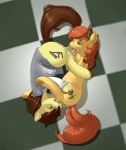 Rating: e
ID: 325049
Date: 2013-05-06 16:47:49 -0400
Status: active
Score: 23
69_position anus bodily_fluids butt checkered checkered_floor clothing coat cunnilingus cutie_mark digital_media_(artwork) duo equid equine fan_character female female/female feral genital_fluids genitals hair hasbro hi_res horse kevinsano lab_coat licking mammal my_little_pony nude open_mouth oral pony pussy quadruped sex tail tongue tongue_out topwear vaginal vaginal_fluids post #325049