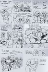 alphys alternate_universe angel_derear animated_skeleton anthro armor asgore_dreemurr asriel_dreemurr assmore_derear big_breasts big_butt bikini_armor blush bodily_fluids bone boss_monster_(undertale) bottomless bottomwear bovid bow_accessory breasts butt caprine carrying_another clothed clothing coat comic comic_(under(her)tail) crossgender crying curvy_figure dialogue dinosaur dress english_text eye_patch eyewear fainted female fishnet_clothing footwear frisk_(undertale) frisky_(under(her)tail) glasses gloves glowing glowing_eyes group halftone hand_holding handwear heart_eyes heart_symbol hi_res high_heels hoodie hug human lab_coat male mammal marine monochrome monster nipple_outline papyrus_(undertale) partially_clothed prehistoric_species profanity red_eyes reptile sans_(undertale) scalie shoes shorts skeleton skirt standing sweat tears tempus_(under(her)tail) text thewill topwear toriel tutori unconvincing_armor undead under(her)tail undertale undertale_(series) undyne voluptuous waking_up wide_eyed wide_hips yelling