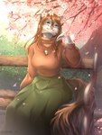 Rating: s
ID: 4093527
Date: 2023-06-05 13:03:41 -0400
Status: active
Score: 39
3:4 anthro avora_kuma bench cherry_blossom cherry_blossom_tree cherry_tree clothing dress ear_piercing ear_ring ellever-10 felid feline female flower fruit_tree hi_res jewelry mammal pantherine park park_bench pendant piercing plant prunus_(flower) ring_piercing sitting solo spring_(season) sweater tiger topwear tree post #4093527