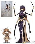 Rating: s
ID: 4943338
Date: 2024-07-26 03:15:43 -0400
Status: active
Score: 59
4:5 absurd_res animal_humanoid arachnid arachnid_humanoid araneomorph armwear arthropod arthropod_humanoid arthropod_limbs artist_name bare_shoulders black_clothing black_gloves black_handwear black_legwear black_sclera black_thigh_highs breasts brown_clothing brown_gloves brown_hair brown_handwear cleavage clothed clothing colored_inner_hair colored_sclera covered_collarbone creature_and_personification dress duo elbow_gloves extra_arms female female/female from_side full-length_portrait fur-trimmed_dress fur_trim gegegekman gloves hair handwear hi_res humanoid jumping_spider legwear long_hair multi-tied_hair multicolored_hair open_mouth orb-weaver_spider own_hands_together personification photo_reference portrait purple_clothing purple_dress purple_hair reference_image reference_inset side_slit signature simple_background size_difference smile sparkles sparkling_eyes spider spider_humanoid spider_legs standing text thigh_highs two_tone_hair v_arms white_background white_eyes young post #4943338