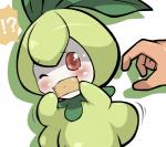 ambiguous_gender blush bodily_fluids duo elemental_creature flora_fauna generation_5_pokemon hein_(pixiv) human humanoid imminent_rape mammal nintendo not_furry petilil plant pokemon pokemon_(species) solo_focus tape tears