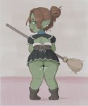 Rating: e
ID: 5381764
Date: 2025-02-18 13:20:15 -0500
Status: active
Score: 96
after_sex big_ears biped black_clothing black_dress blue_eyes bodily_fluids broom brown_clothing brown_footwear brown_hair brown_shoes butt cleaning_tool clothed clothing cum cum_in_pussy cum_inside dress ear_piercing female female_humanoid footwear freckled_butt freckled_face freckles genital_fluids genitals goblin green_body green_skin grey_background hair hi_res holding_broom holding_cleaning_tool holding_object humanoid humanoid_pointy_ears leaking_cum looking_at_viewer looking_back looking_back_at_viewer maid_uniform no_underwear piercing plinkgrn pointy_ears pussy rear_view shoes short_hair simple_background solo thick_thighs uniform wide_hips post #5381764