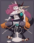 Rating: e
ID: 5607499
Date: 2025-05-29 17:46:35 -0400
Status: active
Score: 19
ahegao anthro aroused aroused_face aroused_female aroused_smile balls bandai_namco big_balls bodily_fluids bottomwear breasts breed breeding_request breeding_slave bucky_o'hare_(series) canid canine clothing cum cum_drip cum_in_pussy cum_inside cum_on_balls cum_on_penis cumshot dadoradefit dadoradefit_(character) demon digimon digimon_(species) digital_drawing_(artwork) digital_media_(artwork) digital_painting_(artwork) doggystyle dominant dripping duo ejaculation female female/female fox from_behind_position genital_fluids genitals herm hi_res intersex intersex/female jenny_(bucky_o'hare) looking_pleasured love lube lube_drip lube_on_butt lube_on_penis mammal nipples painting_(artwork) penetration penis pussy renamon rough_sex sex sitting skirt smile smiley_face vaginal vaginal_penetration post #5607499